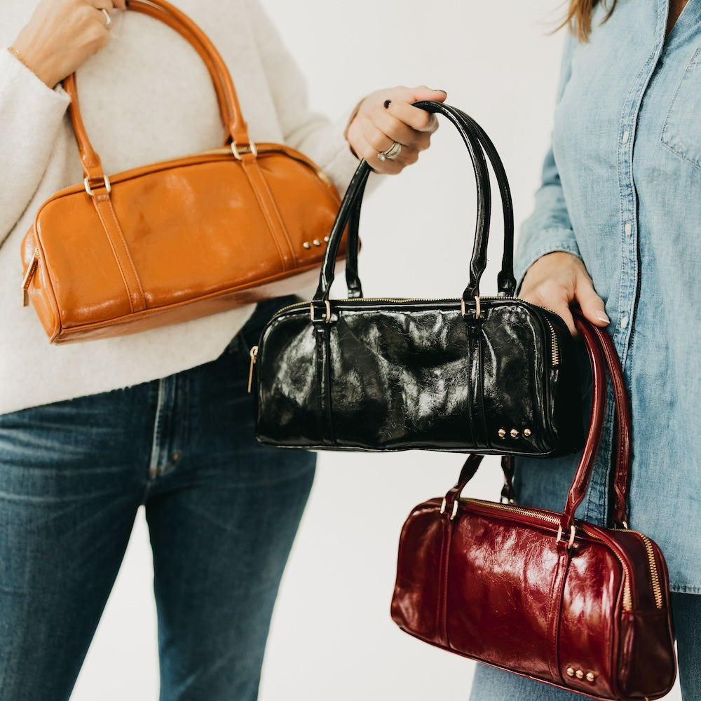 Arlys Barrel Shoulder Bag - MELISSA JEAN