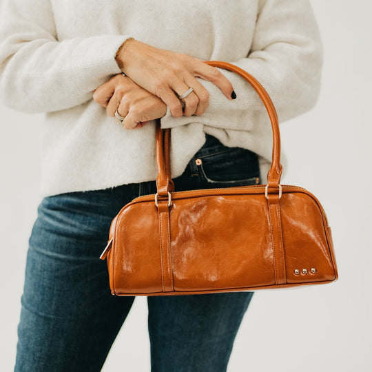 Arlys Barrel Shoulder Bag - MELISSA JEAN