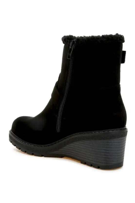 Dakota Faux Fur Harness Boots *Also in Black - Shoes