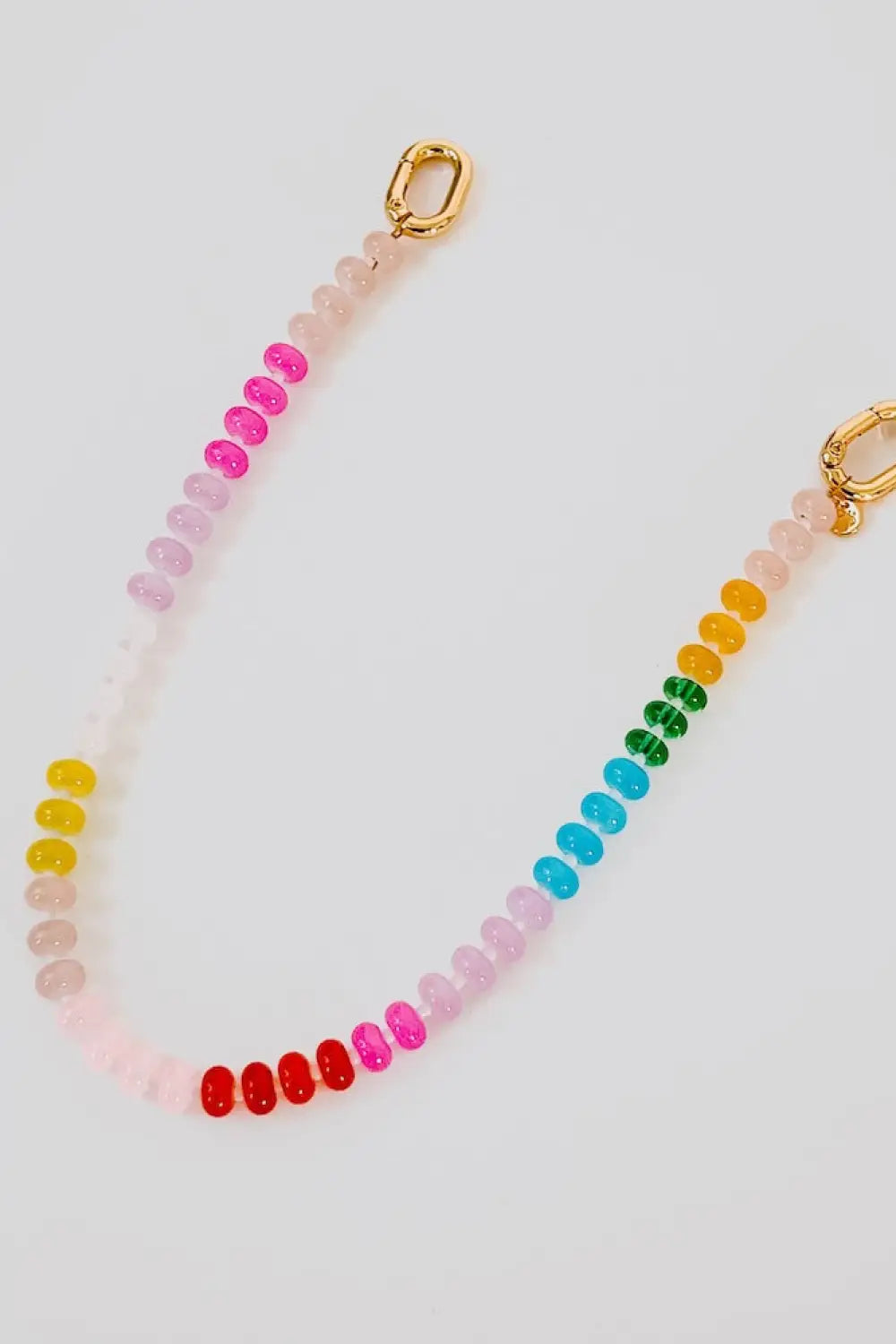 Beaded Bag Charms - Thick Bright Pink/Purple/Yellow/Blue - Charms