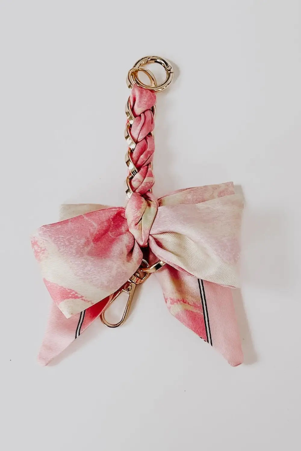 Charmed By Satin Bag Charms - Pink Tie-Dye - Charms