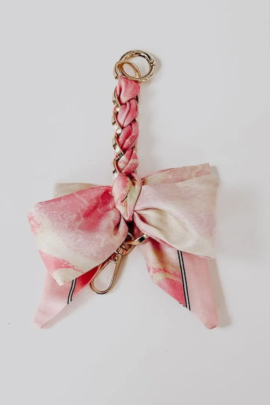 Charmed By Satin Bag Charms - Pink Tie-Dye - Charms