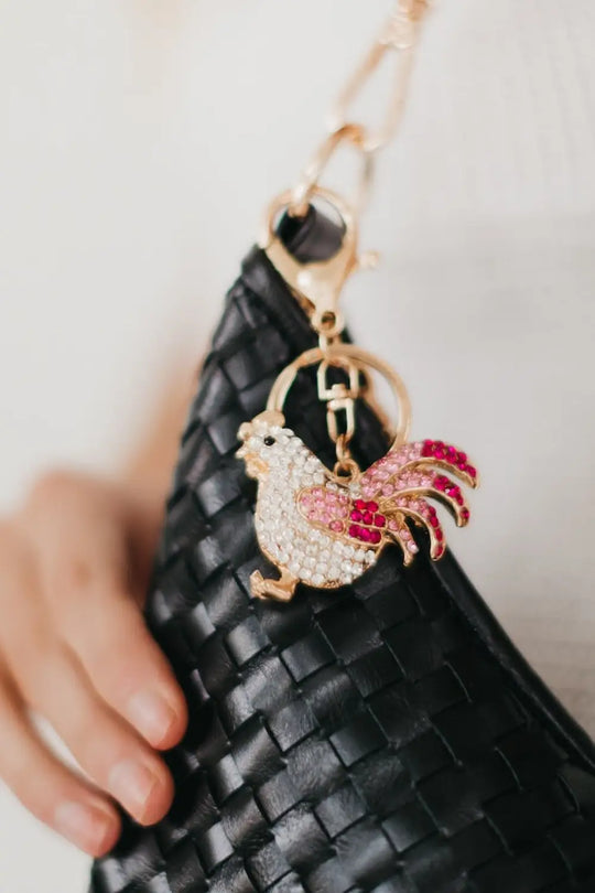 Southern Girl Chicken Bag Charm - Bag Accessories