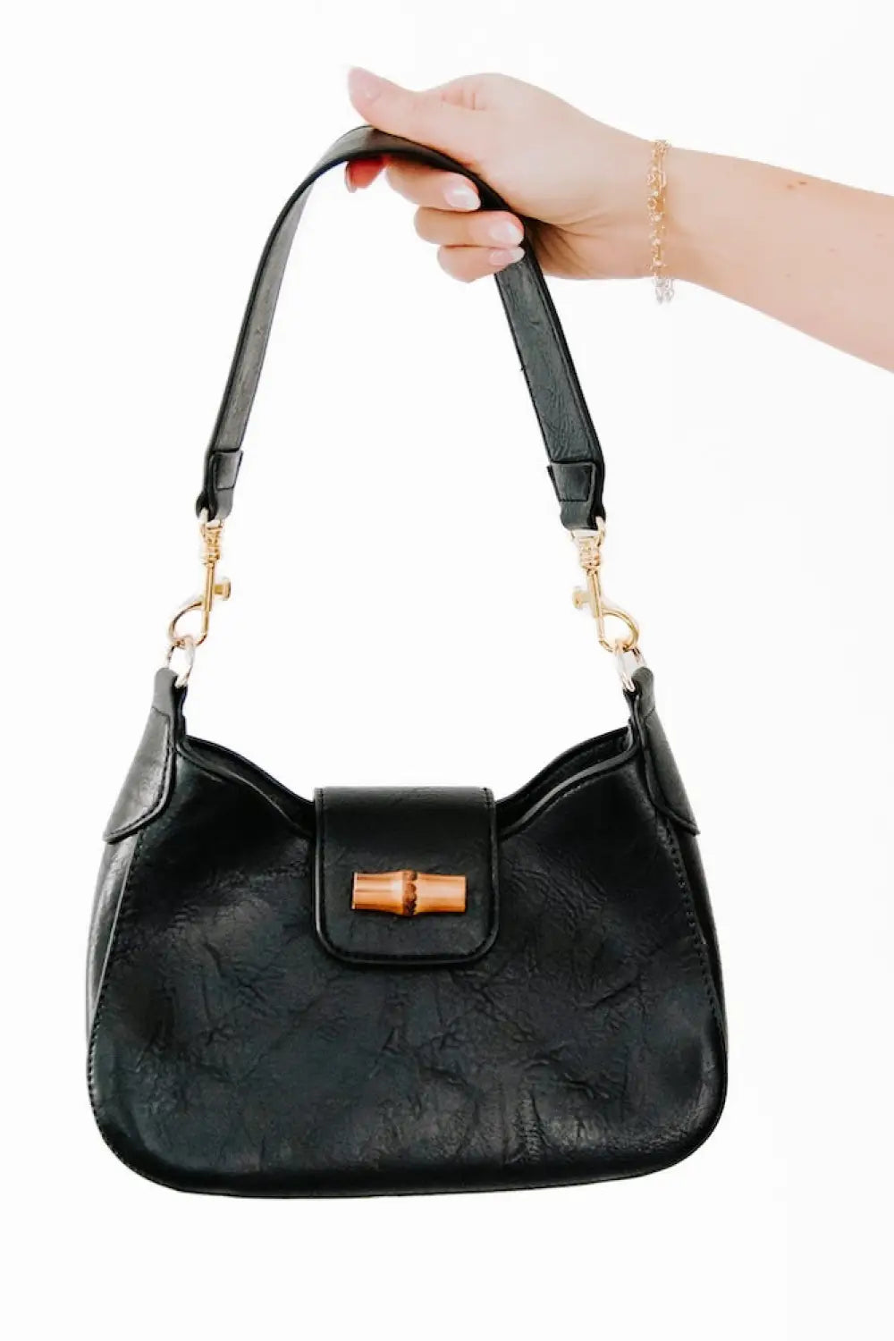 Bamboo Shoulder Bag - Handbags