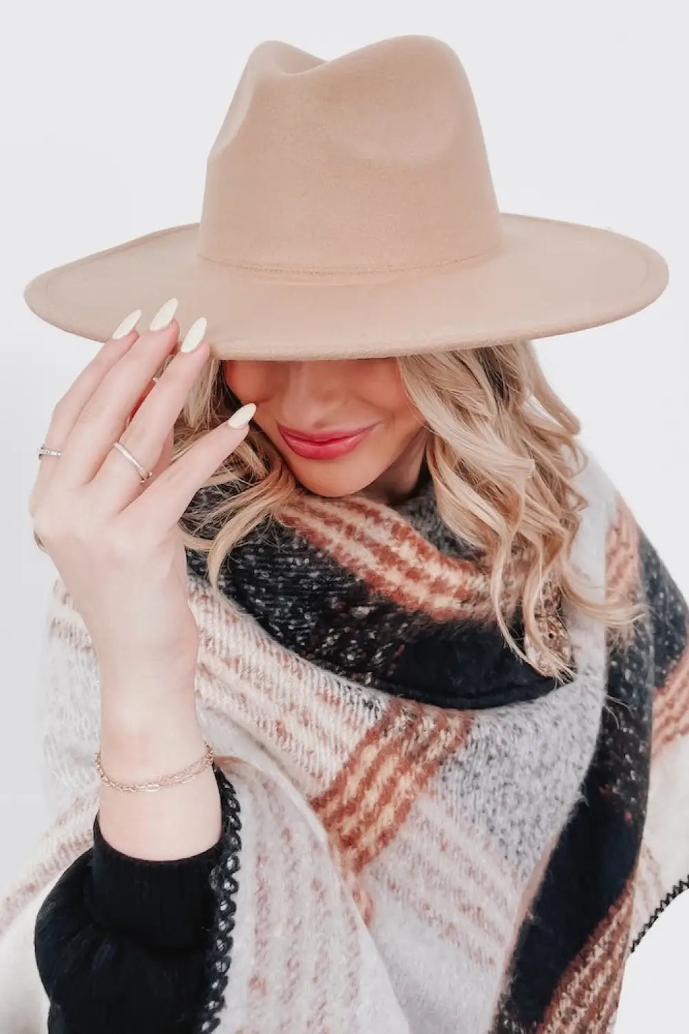 Barcelona Brim Hat - Taupe - Hat