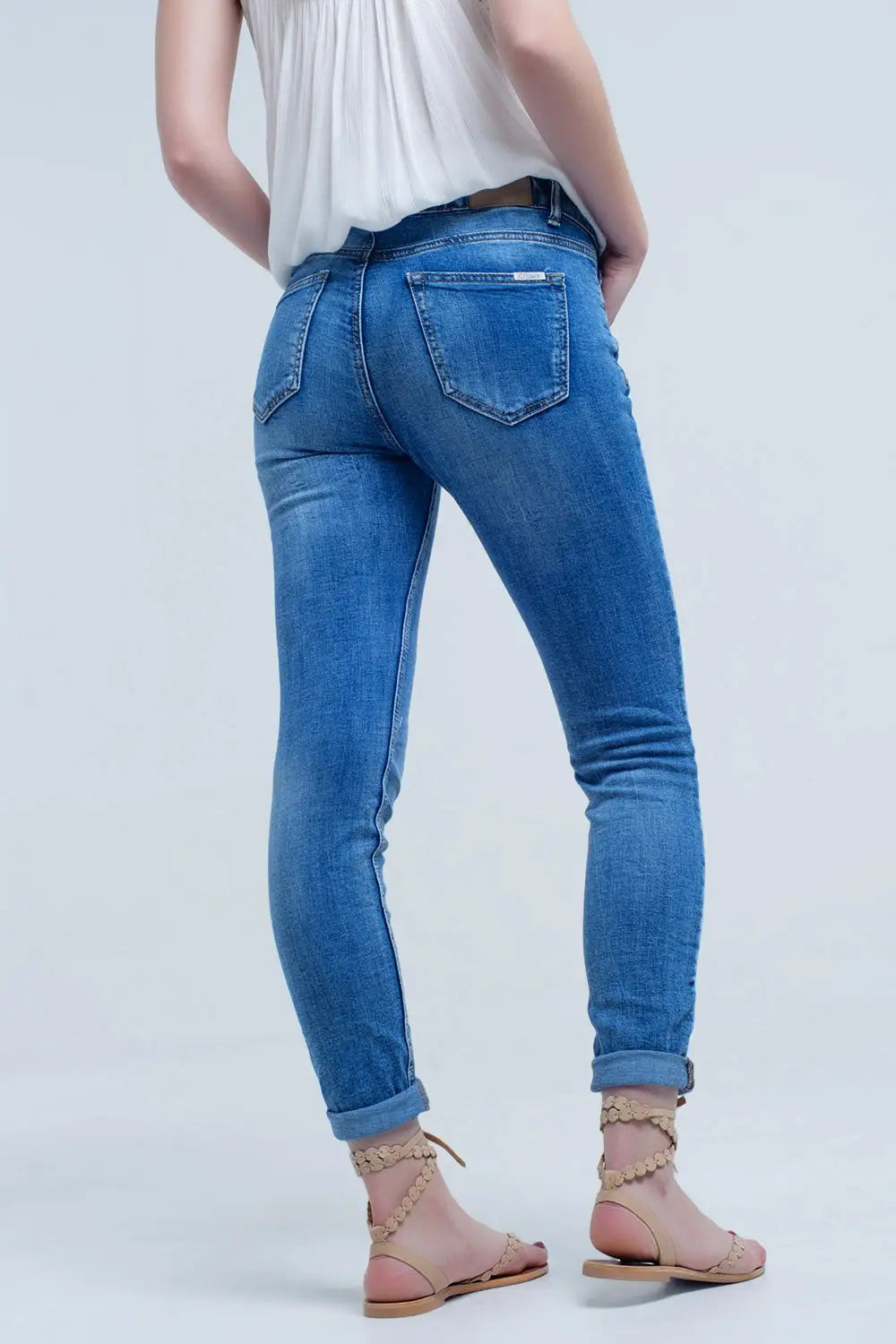 Basic jeans pants with pockets - Jeans