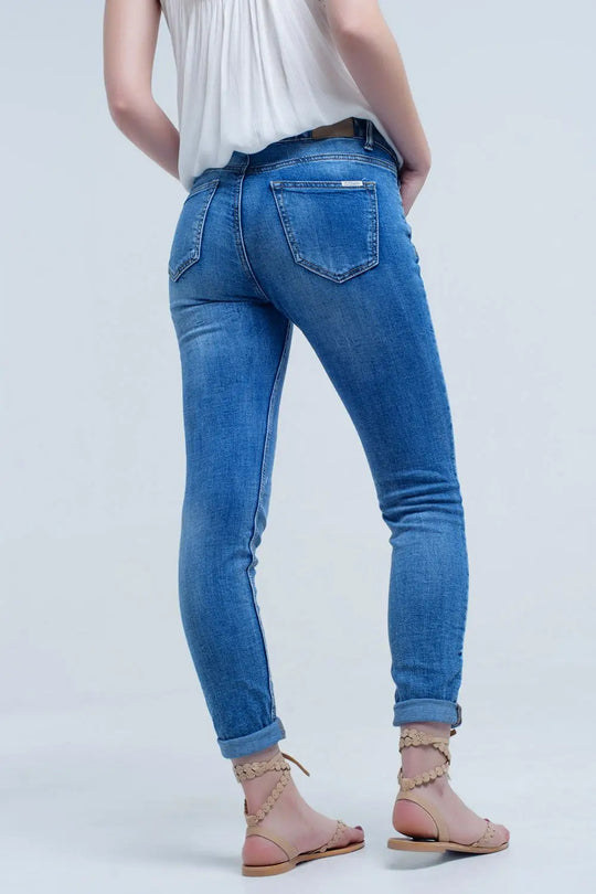 Basic jeans pants with pockets - Jeans