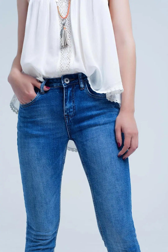 Basic jeans pants with pockets - Jeans