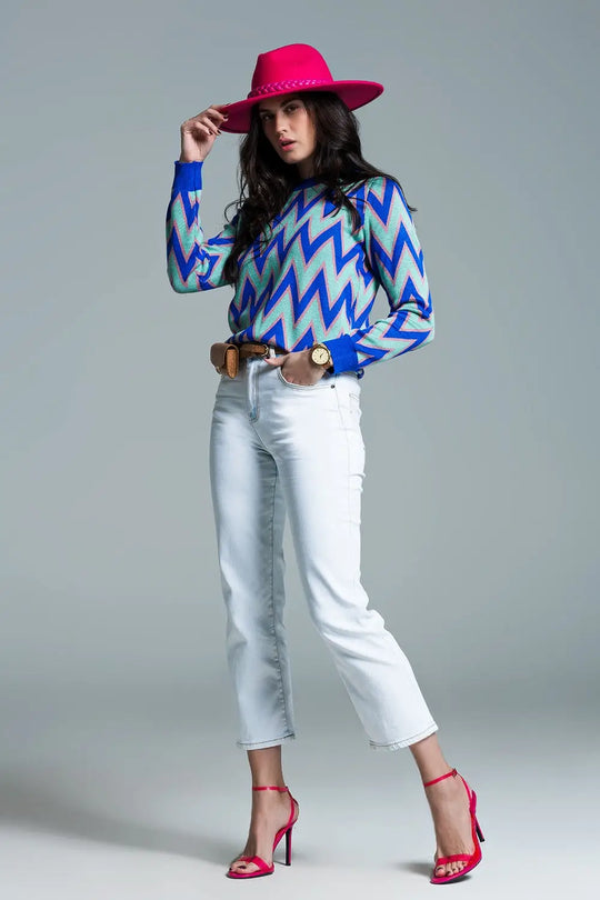 Basic Straight Leg Bleached Jeans - Jeans