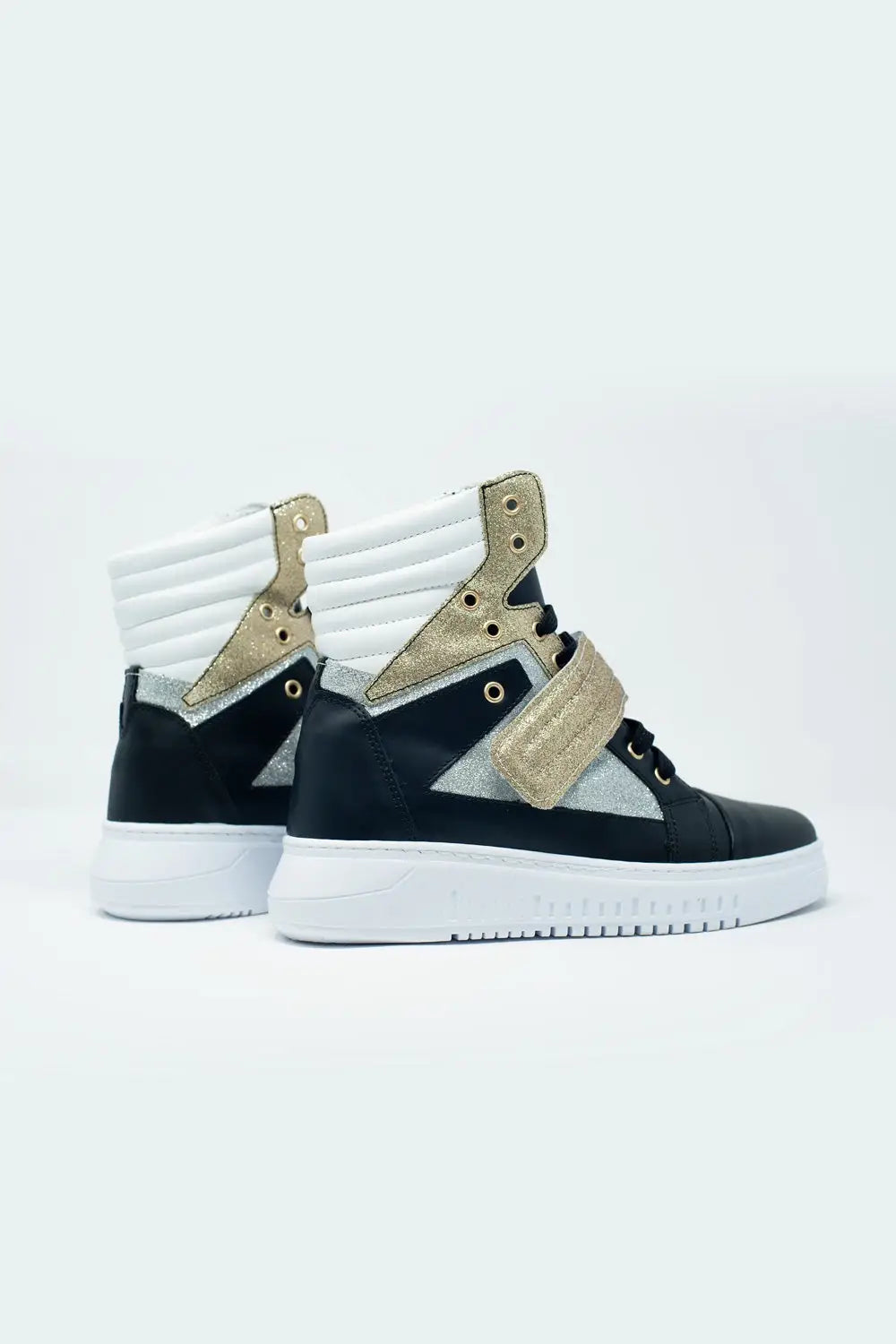 Baskets montantes Doré - Chaussures