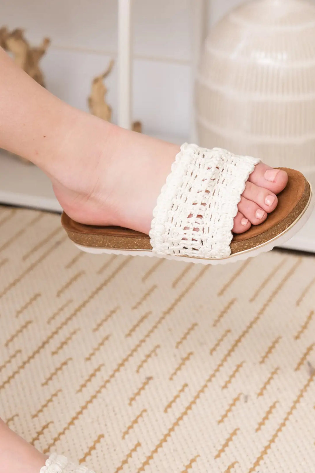 Beatty Sandals in White - 130 Sandals