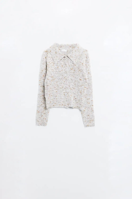 Beige Sweater Cardian - Sweaters
