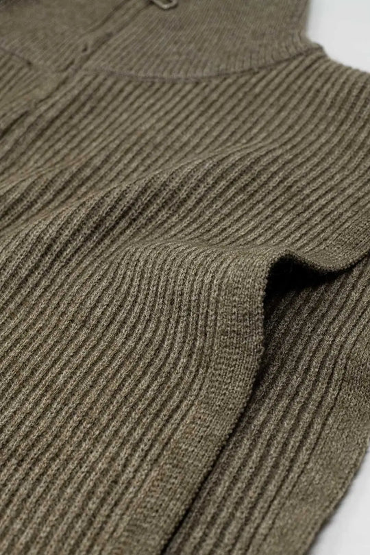 Beige sleeveless turtleneck sweater with zipper closure - One Size / Beige - Sweaters