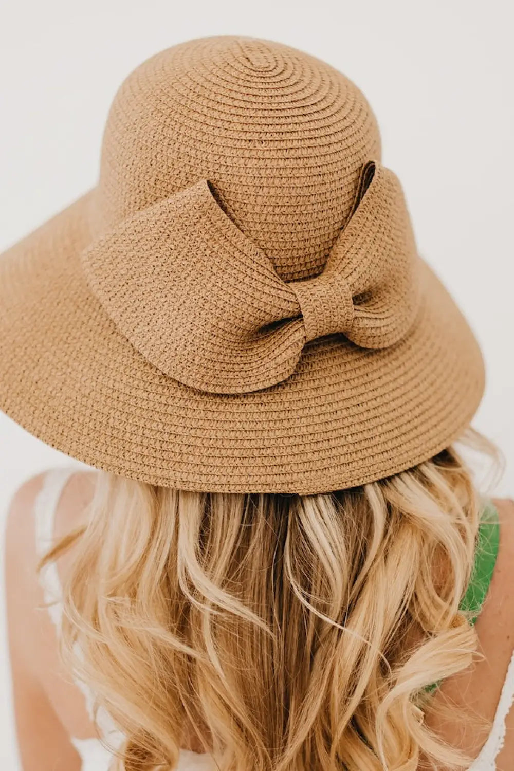 Berlin Bow Straw Sun Hat - Hat