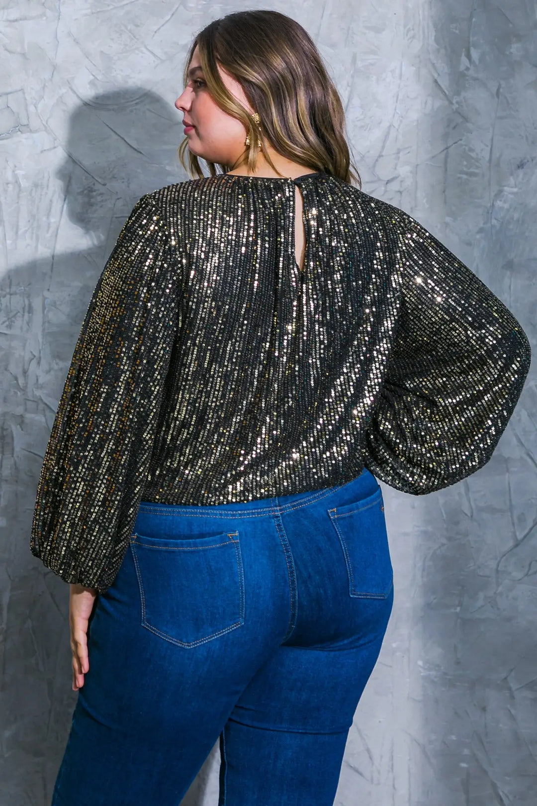 HOPE YOU REMEMBER SEQUIN TOP - TOPS