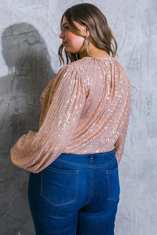 HOPE YOU REMEMBER SEQUIN TOP - TOPS