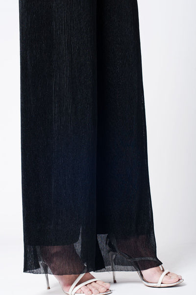 Black cheesecloth pants