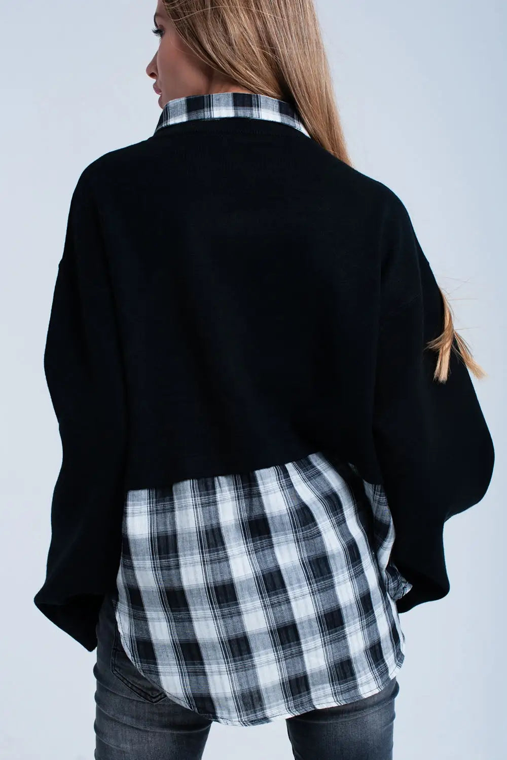 Black layering sweatshirt - Sweaters