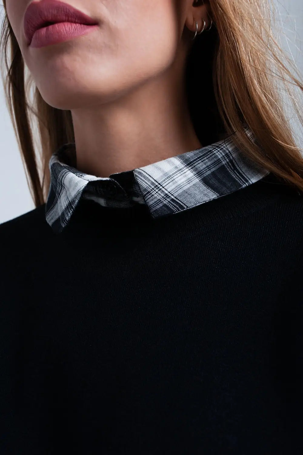 Black layering sweatshirt - Sweaters