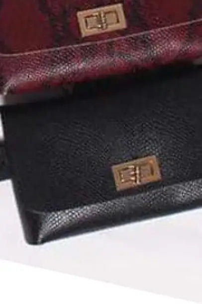 Black Belt Bag Purse - Melissa Jean Boutique