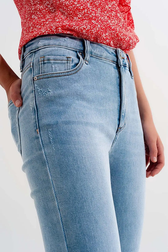 Bleach ripped jeans - Jeans