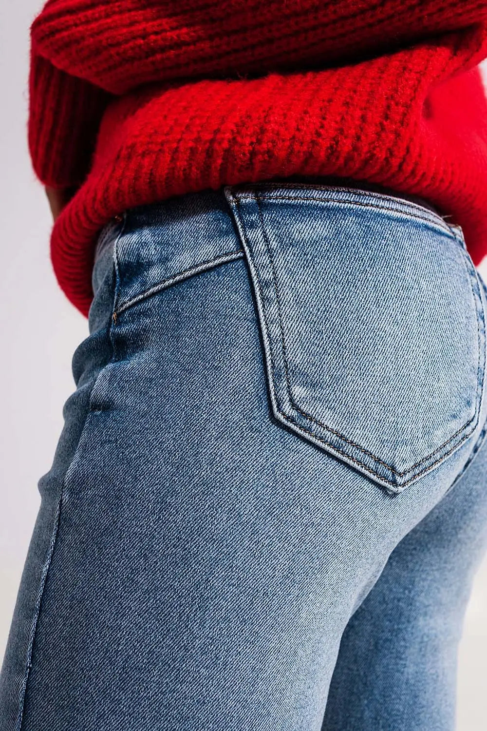 Bleached push up jeans - Jeans