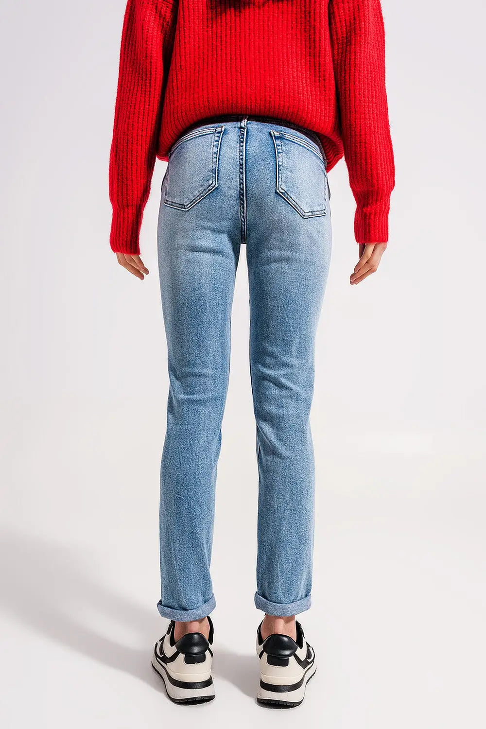 Bleached push up jeans - Jeans