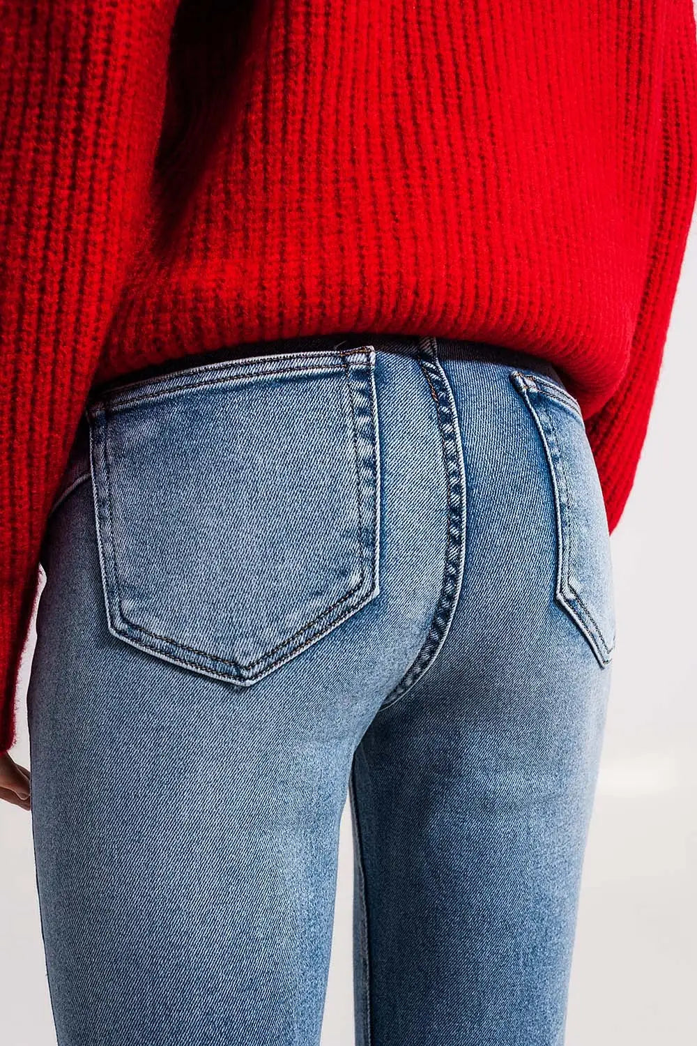 Bleached push up jeans - Jeans
