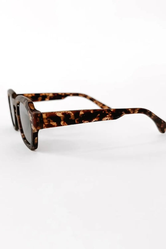 Blocky Square Retro Sunglasses - Sunglasses