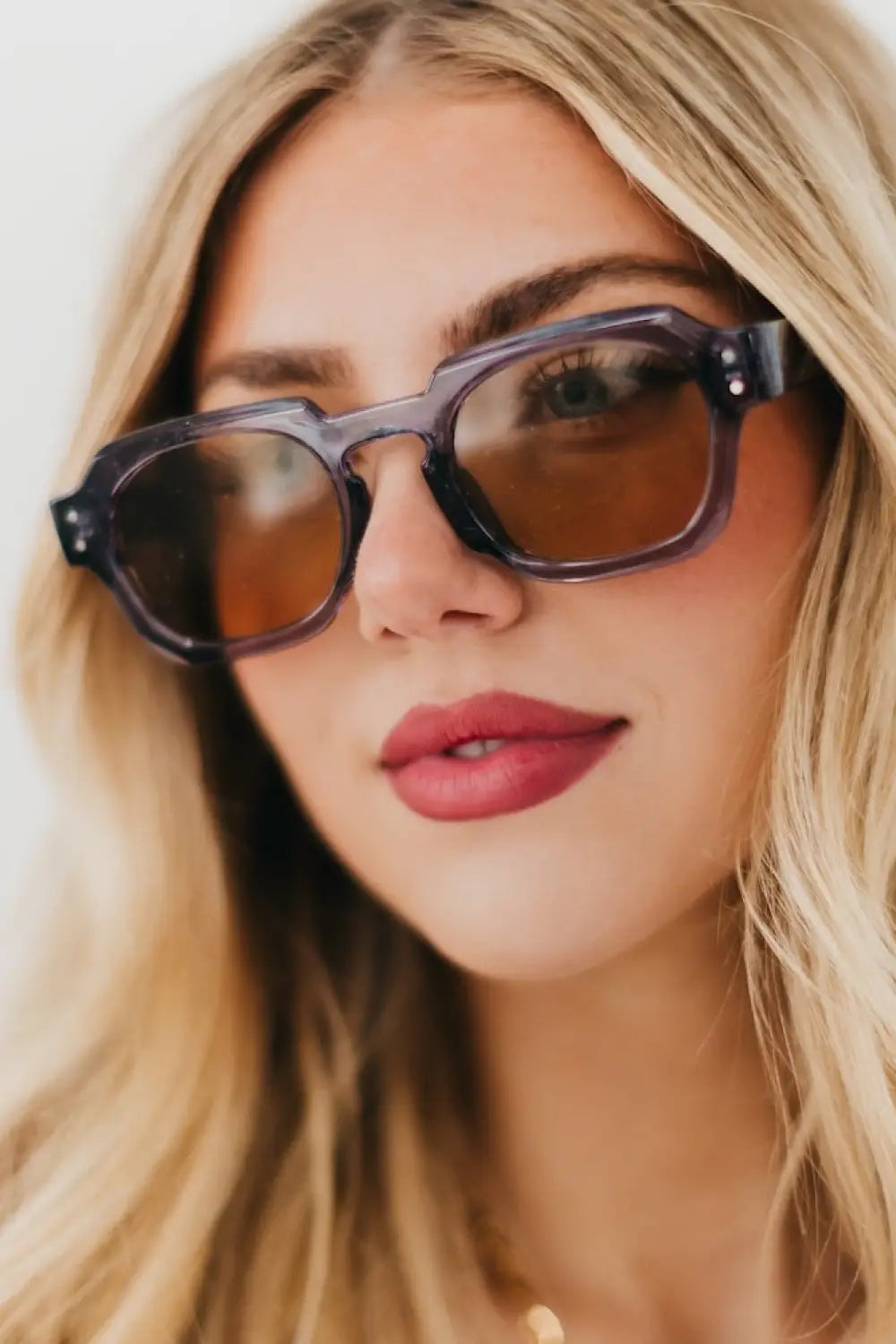 Blocky Square Retro Sunglasses - Sunglasses