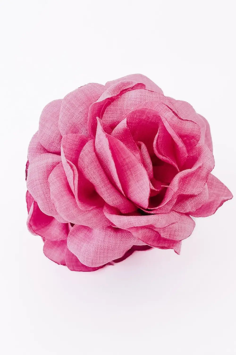 Blooming Rose Hair Claw Clip - Fuchsia - Hair Clip