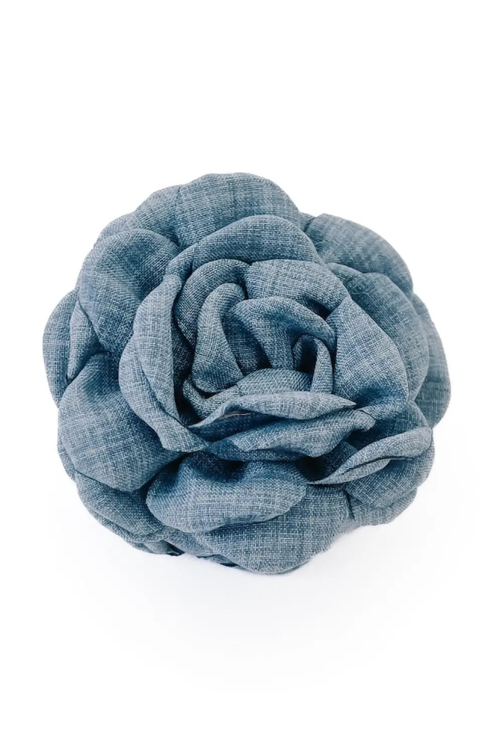 Blooming Rose Hair Claw Clip - Denim - Hair Clip