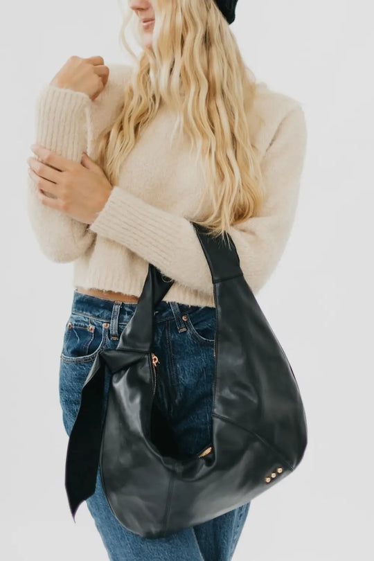 Bobbie Bow Hobo Shoulder Bag - Handbags