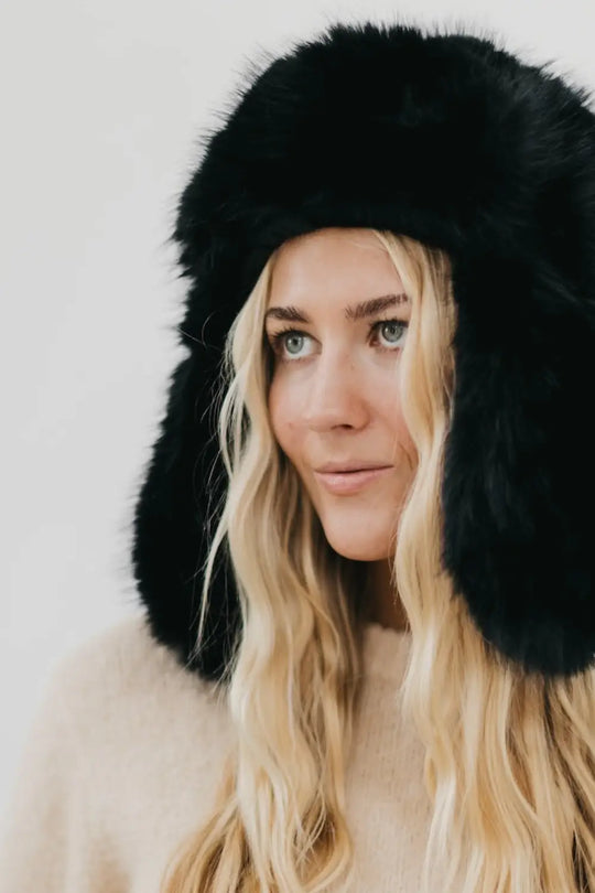 Bonnie Bomber Faux Fur Winter Hat - Hat