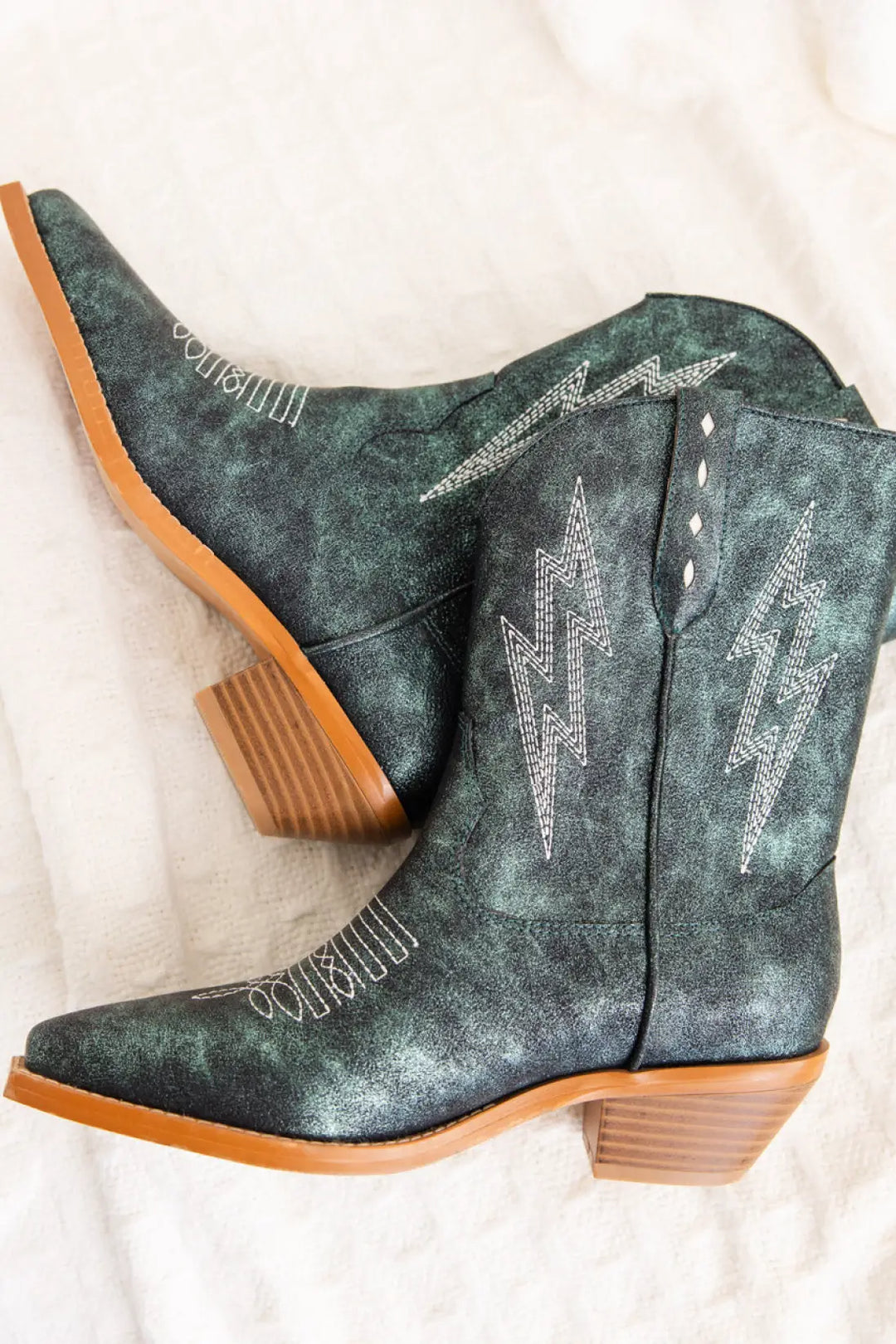 Bowie Metallic Boot in Teal - 110 Fashion Boots