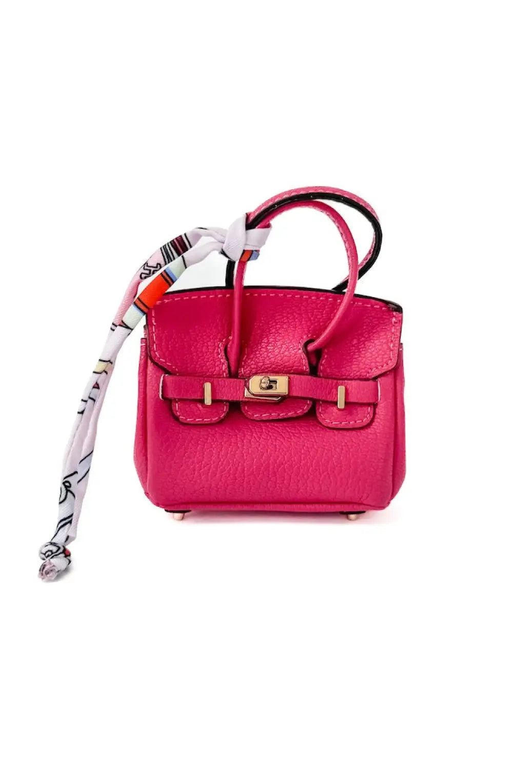 Britten Bag Charm - Dark Pink - Charms