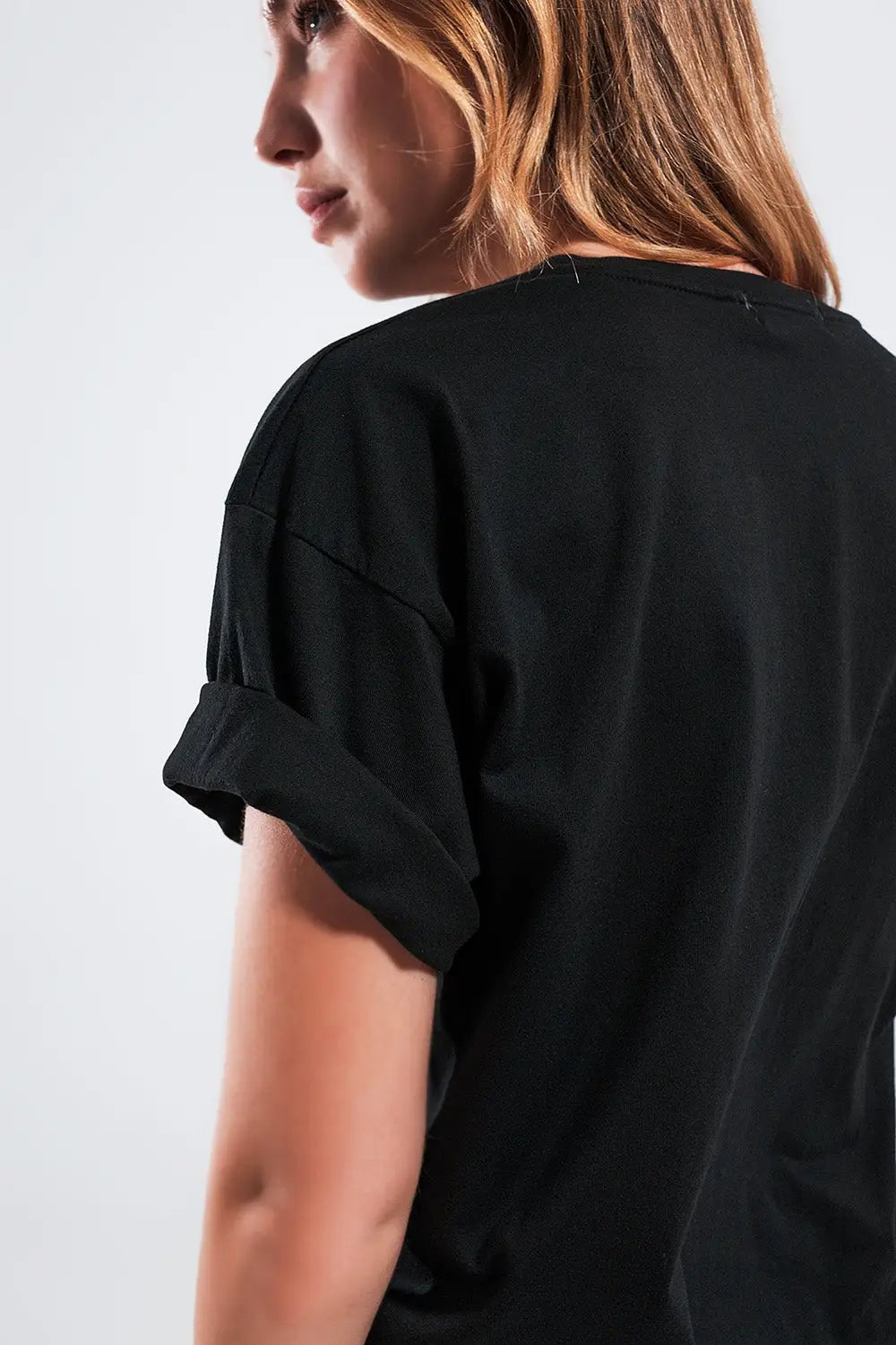 Brooklyn t shirt in black - One Size / Black - Tops