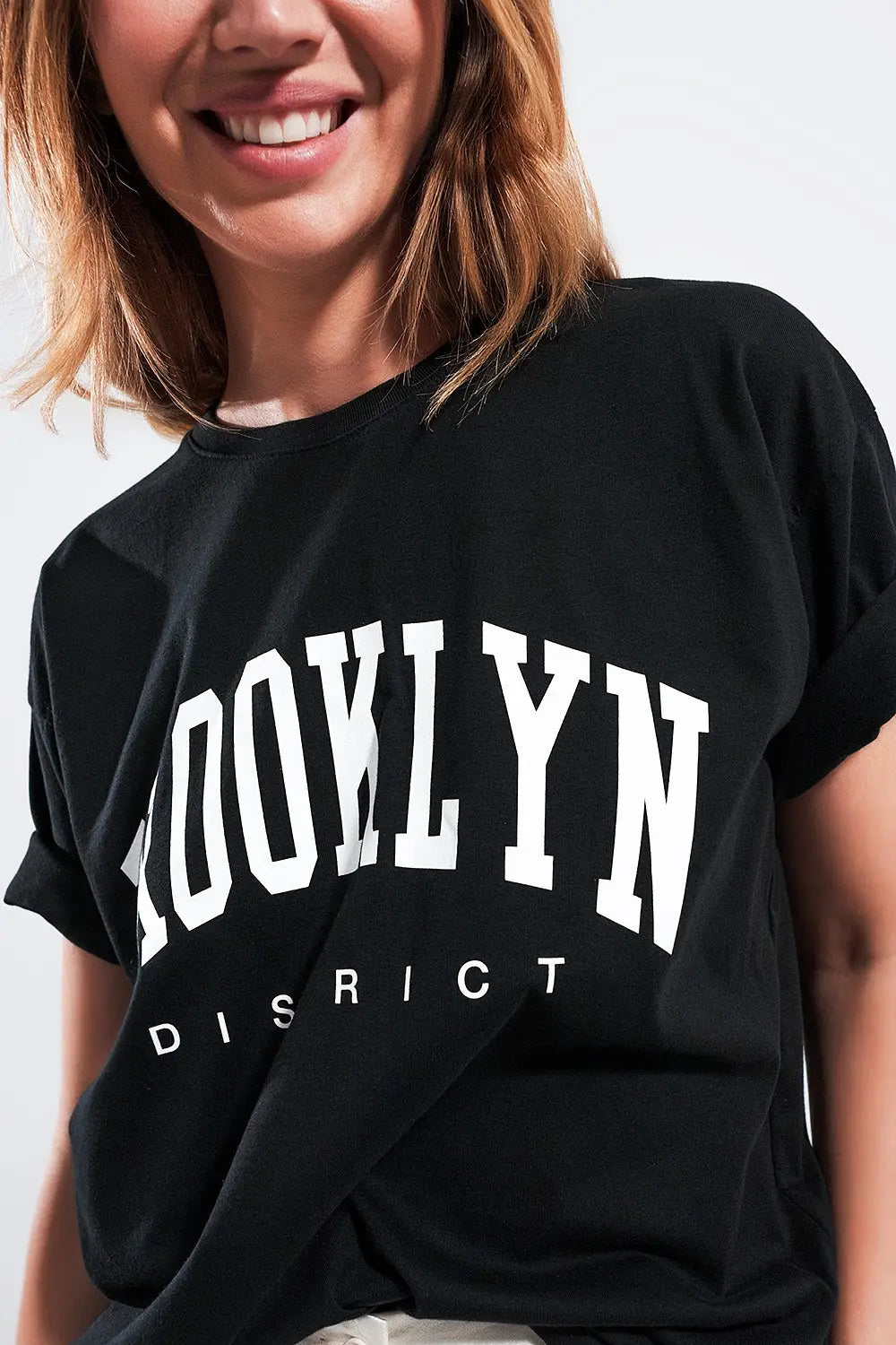 Brooklyn t shirt in black - One Size / Black - Tops