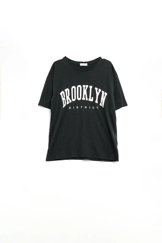 Brooklyn t shirt in black - One Size / Black - Tops