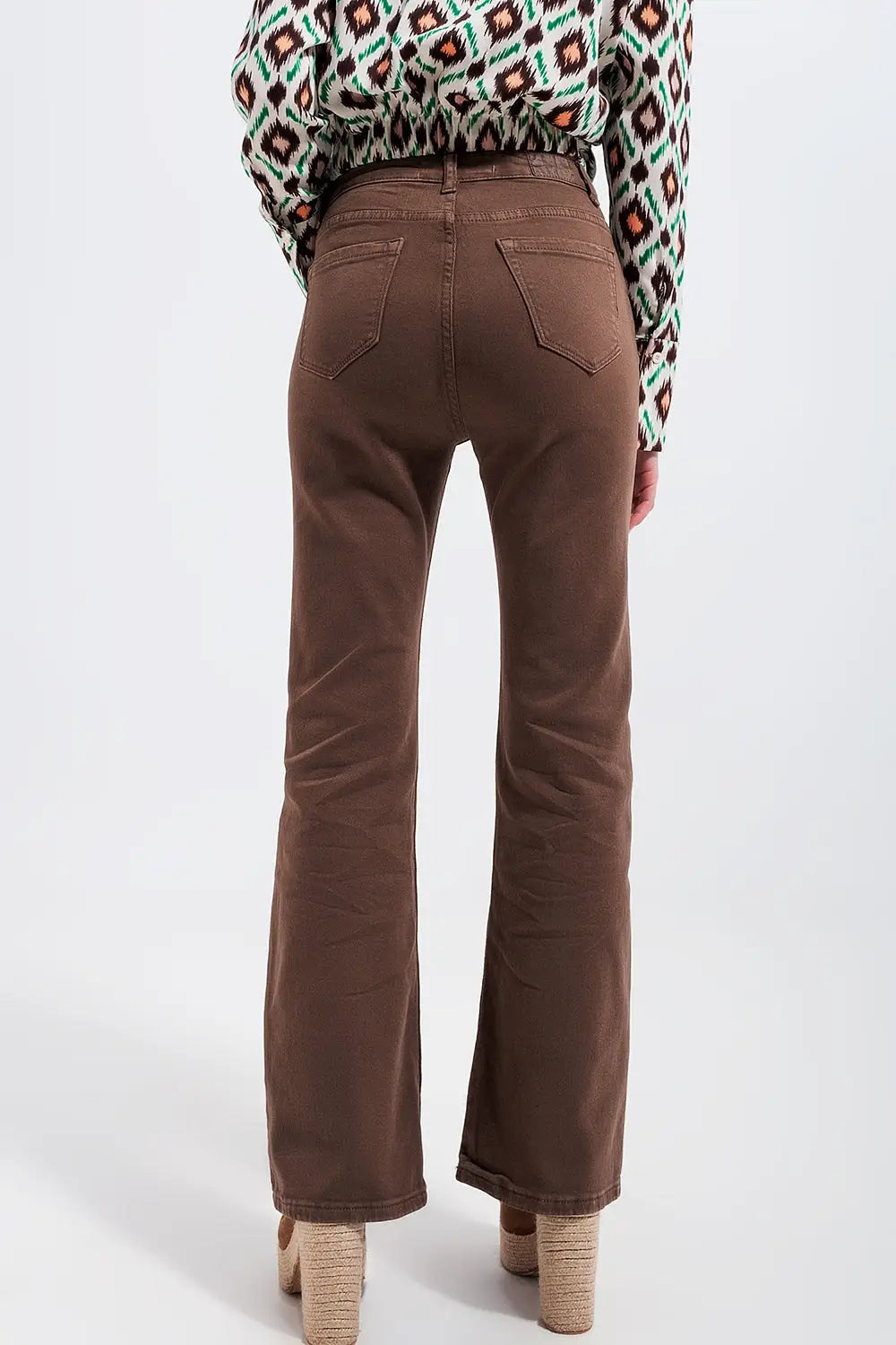 Brown flared jeans - Jeans