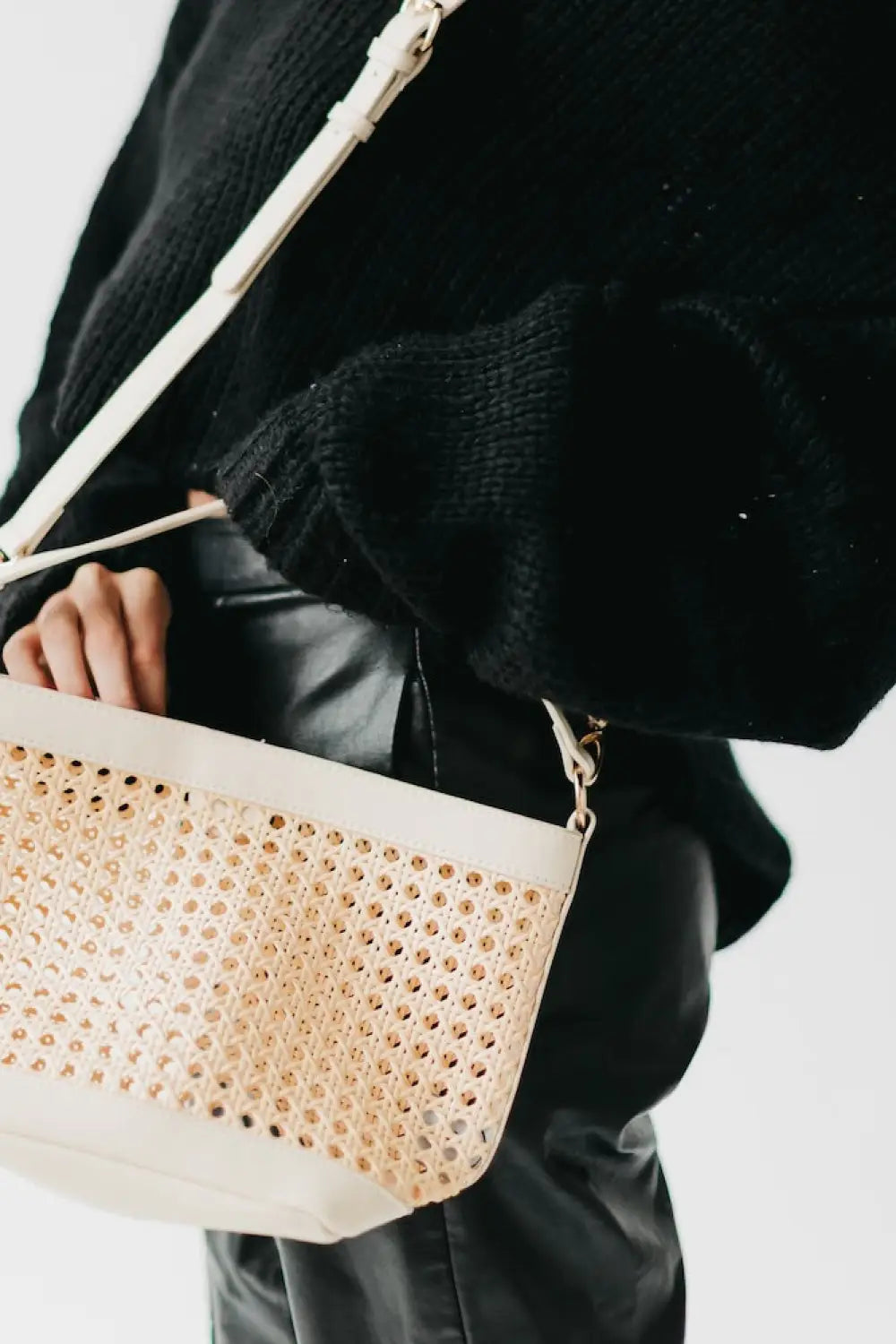 Bryce Woven Bucket Bag - Crossbody Bag