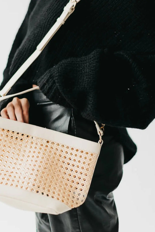 Bryce Woven Bucket Bag - Crossbody Bag