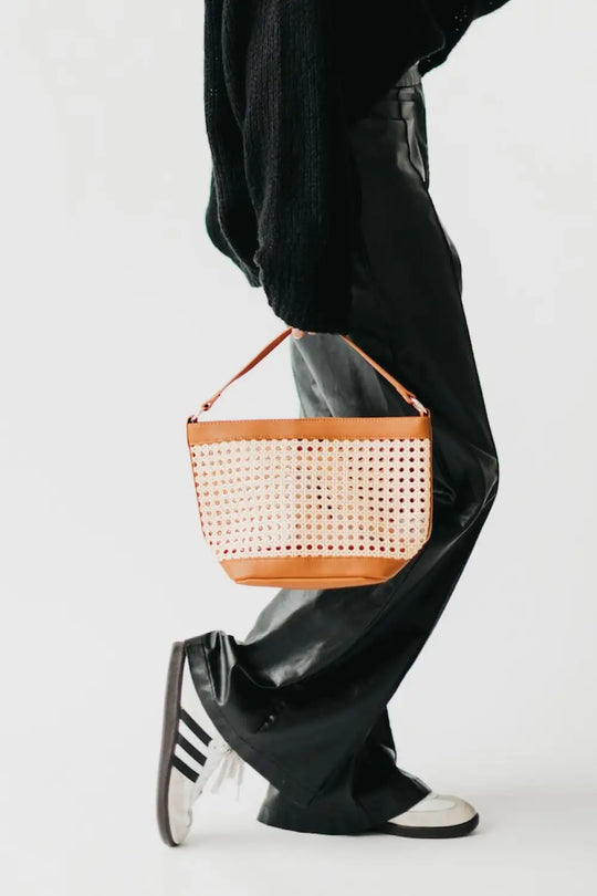 Bryce Woven Bucket Bag - Crossbody Bag