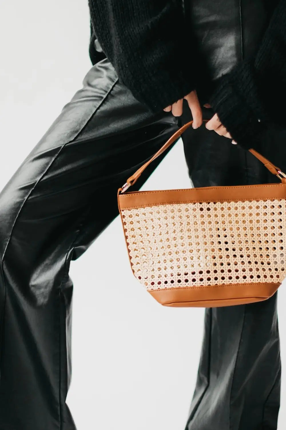 Bryce Woven Bucket Bag - Crossbody Bag