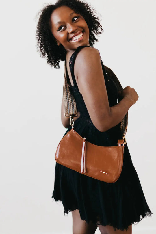 Brynlee Braided Vegan Leather Crossbody &amp; Shoulder Bag - Handbags