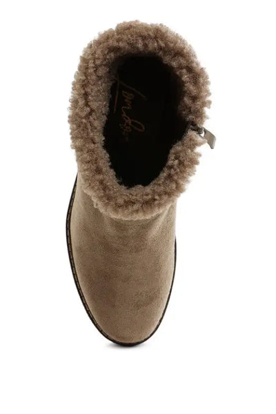 Dakota Faux Fur Harness Boots *Also in Black - Shoes