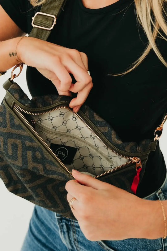 Callahan Canvas Printed Bum Bag - Bum Bag