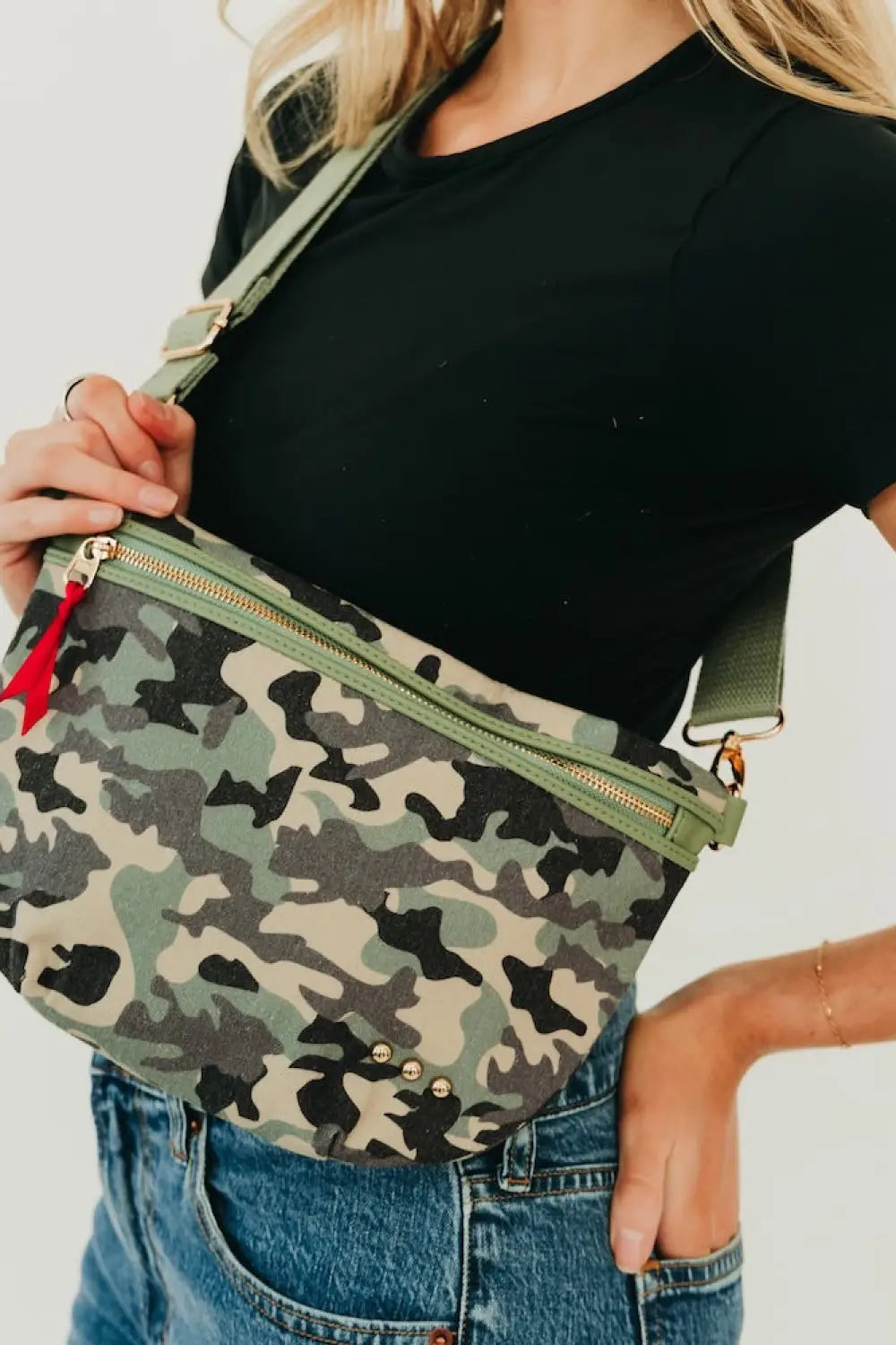 Callahan Canvas Printed Bum Bag - Camouflage - Bum Bag