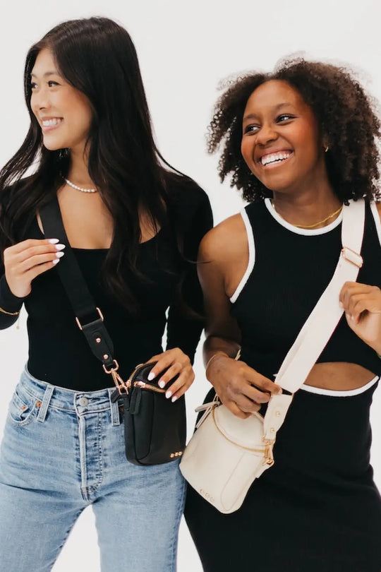 Callie Canvas Adjustable Strap - Cream - Straps