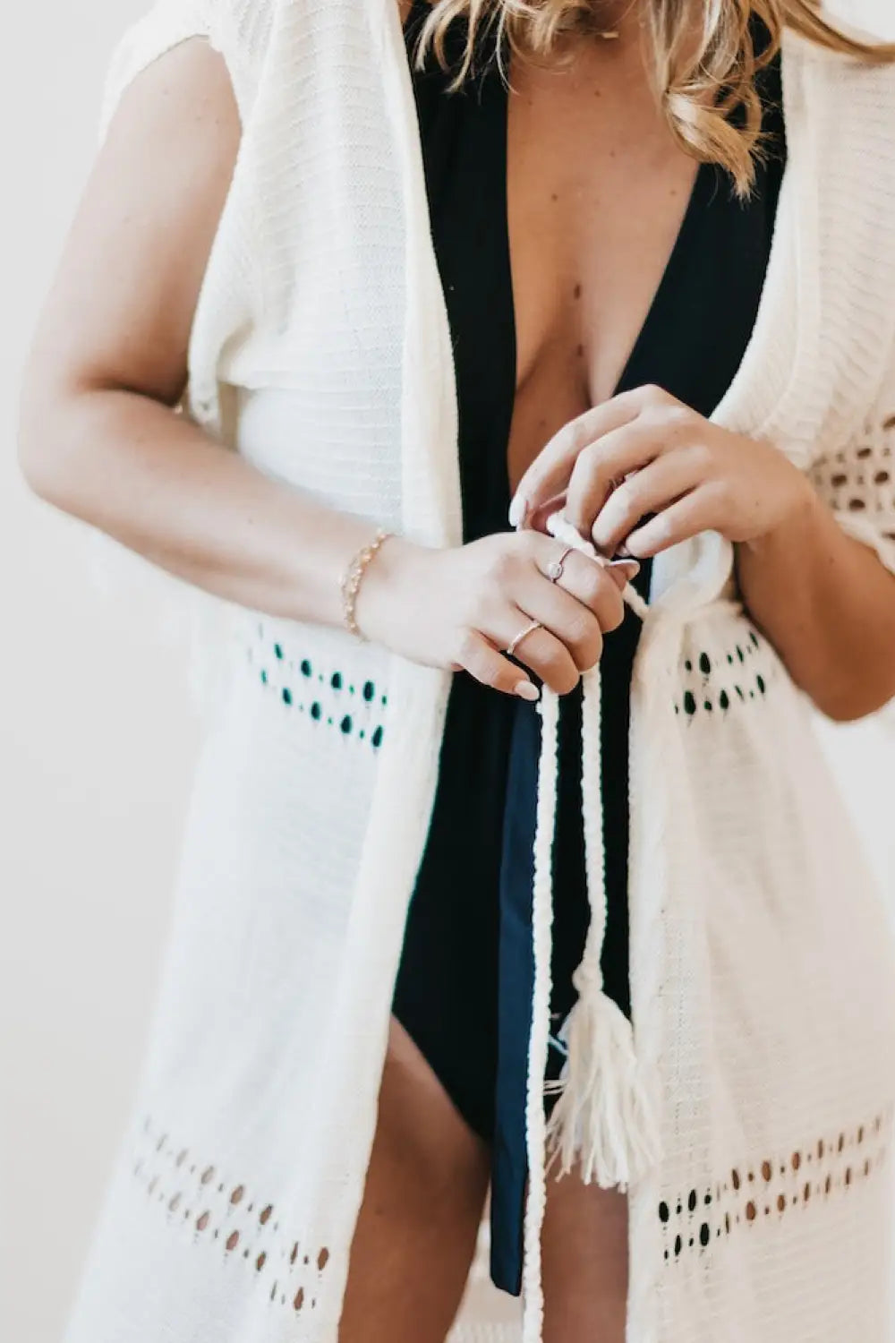 Camila Crochet Kimono - Kimono